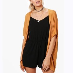 Mustard Jersey Kimono